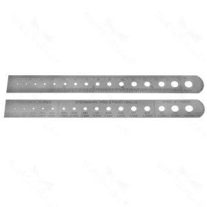 6 K-Wire Ruler & Pin Gauge – surgivalley (999210151)