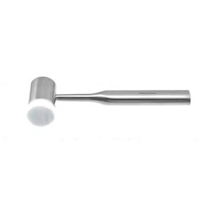 Bone mallet 7 8 oz. head weight 30.0mm diameter 1 stainless steel head and 1 replaceable nylon head – surgivalley (014210101)