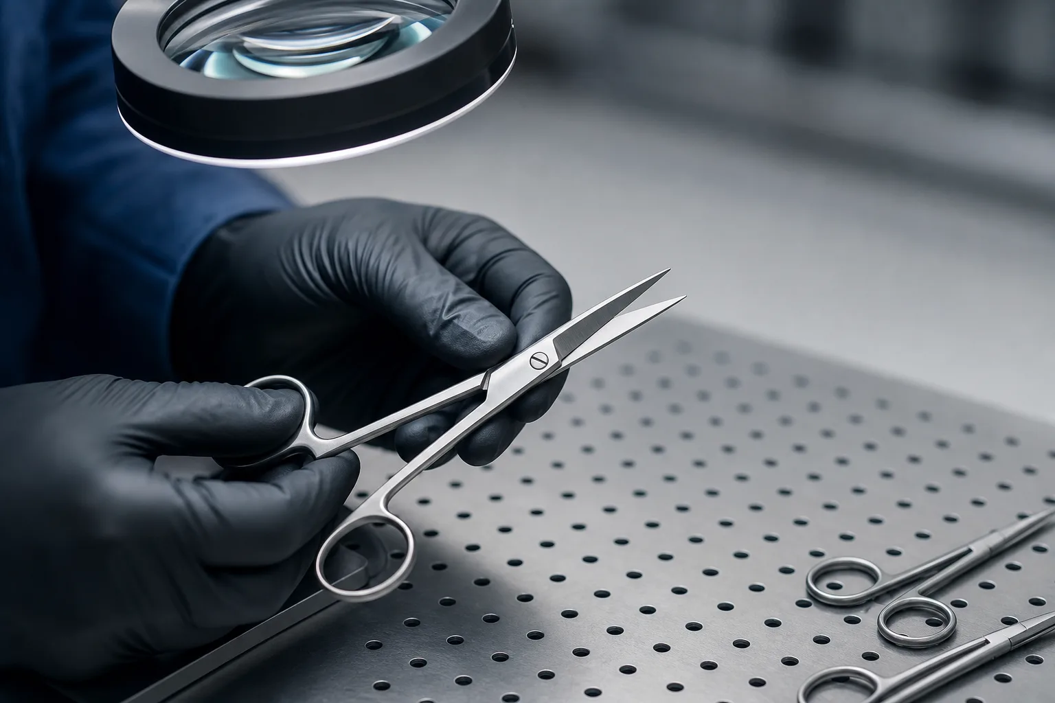 Surgical instrument inspection and finishing